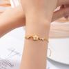 Pulsera de Flor de Nácar para Niñas, Estilo Francés Retro, Nicho Delicado, De Alta Gama, Joyería de Mano Exquisita y Versátil, Lujo Accesible y De Alta Gama