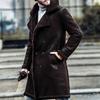 En Stock 23 Nueva Chaqueta Integrada de Gamuza y Piel Sintética para Hombre, Chaqueta Gruesa de Gamuza y Forro Polar, Popular en Plataformas Independientes