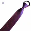 Venta al por mayor del fabricante Corbatas Rojas con Cremallera para Hombres y Mujeres, Vestimenta Formal de Negocios para Novio, Boda Estilo Coreano Corbata Rayada Perezosa Sin Corbata