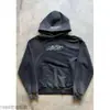 Sudadera con cremallera y estampado Y2K Ins Europea y Americana Transfronteriza Chaqueta de manga larga holgada con capucha Chaqueta retro Ropa urbana