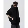 Cárdigan Sudadera Peso Pesado Americano para Hombre Otoño High Street Versátil Suelto Chaqueta para Pareja Marca Tendencia Top Retro Casual
