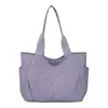 Bolso de hombro nuevo, simple y versátil, de gran capacidad, tela de nailon impermeable y ligera, bolso tote tipo japonés para mujer