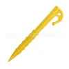 Venta al por mayor del fabricante Clavos para tienda de campaña Clavos de plástico para suelo Clavos de fijación a prueba de viento para toldo exterior Accesorios para tienda de campaña Clavos para suelo de tienda de campaña