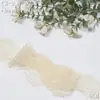 Tanglong tela de punto de urdimbre de nailon con ribete de pestañas colorido no elástico 6 cm accesorios de ropa material de ribete de encaje hecho a mano