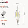Filamento Antique Led Filamento Retrô E14 Base de Rosca Pequena Lâmpada Pontiaguda Luz Amarela Quente Lâmpada de Vela Edison
