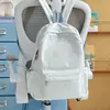 Mochila Fresca Estilo Coreano para Estudiantes Color Sólido Lazo Estudiantes de Secundaria y Preparatoria Viaje Ligero Casual Mochila Pequeña Temporada de Regreso a Clases