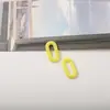 11*20mm Hebilla de Cadena Biselada de Acrílico Color Sólido Anillo Abierto Accesorios para Joyería DIY Accesorios para Cadena de Bolsos y Gafas