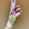 Colgante de Oro de Venta Caliente con Diseño de Flor, Llavero de Oro, Colgante para Bolso de Estilo Minimalista, Fábrica de Regalos al por Mayor