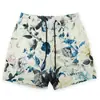 Nuevos Shorts de Verano para Hombre Diseño de Rosa Pantalones Casuales de Playa Street Hip Hop Fitness Poliéster Secado Rápido Transpirable Masculino