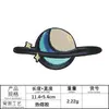 Etiqueta de bordado de computador adesivos de tecido emblema de tecido bordado Planeta Patch DIY acessórios de vestuário UFO desenho animado Etiqueta de tecido Zhang Zi
