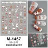 Otoño 2024 Nuevas Pegatinas para Uñas en Relieve Cooperación Airao Lindas Pegatinas para Uñas 5D Uñas Artísticas de Navidad