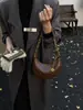 Moda Transfronteriza Tendencia Invierno 2025 Bolso de Hombro Único Estilo Dumpling, Bolso de Media Luna texturizado, Bolso de Hombro Simple, Bolso Retro