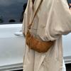 Bolso Maillard Transfronterizo para Mujer 2025 Nuevo Bolso de Hombro Cruzado Esmerilado de Gama Alta Bolso Croissant Simple Personalizado