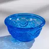 Tigela de Vidro Cristal Transparente Transfronteiriça, Tigela Transparente para Abastecimento de Água, Tigela Colorida, Máscara de Óleo Essencial, Tigela Pequena de Cor Original, Acessórios de Artesanato