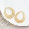 Accesorios para Joyería DIY al por Mayor Personalizados de Dos Tonos Mármol Resina Hueca Gota de Agua Pendientes Colgantes Colgantes Accesorios de Resina