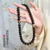 [Zodíaco] Pulseira de Mão Círculo Duplo Bodhi com Coração de Ganância Material Antigo Masculino Benmingfo Contas de Bodhi Buda Wen Pulseira para Brincar Atacado
