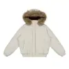 Chaqueta Casual de Algodón con Relleno y Capucha de Cuello Grande para Hombre, Holgada, Engrosada, Ropa Exterior Juvenil Versátil de Algodón, Top Cálido de Moda