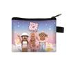 Porta-moedas Roblox Infantil Transfronteiriço Estudante Portátil Desenho Animado Pequena Bolsa Moeda Chave Poliéster Quadrado Bolsa de Armazenamento