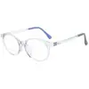 Armazón para Gafas Infantil Juvenil Marco Negro 75016ET Mismo Estilo que Oftalmología Control de Miopía Armazón para Gafas de Estudiante Receta