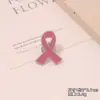Broche Lazo Rosa Insignia Internacional de Prevención y Tratamiento del SIDA Contra el Cáncer de Mama Corazón Publicidad Benéfica Prevención Logo de Salud Accesorios