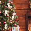 G Transfronterizo 2025 Amazon Nuevo Producto Duende Navideño Elfo Decoración Navideña de Madera Huella de Duende Juego de Siete Piezas