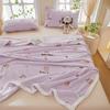 Suministros del Fabricante Manta de Terciopelo Nube de Dibujos Animados Bordada Manta para Siesta de Oficina Manta Multifuncional de Sofá para Ocio