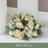 Nuevo Arreglo de Boda Estilo Bola de Flores para Camino Adornos de Mesa de Postres Ceremonia de Entrega en Ventana de Centro Comercial Ramo de Seda de Simulación