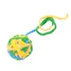 Juguete para Gatos Bola de Hilo Extra Grande Autoentretenimiento Alivio del Aburrimiento Palo Mordedor para Gatos Bola con Cascabel que Consume Energía Molienda de Dientes Juguete para Gatos