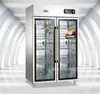 Gabinete de Desinfecção Comercial Vertical Porta Dupla UV Ozônio Secagem com Ar Quente Aço Inoxidável Louças Melamina Gabinete de Desinfecção