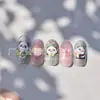 Pegatinas Populares de Arte de Uñas Xiaohongshu Aspecto de Alta Gama Lindo Panda DIY Estampado Estereoscópico 5D Decoración de Arte de Uñas