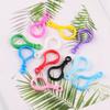 Accesorios de joyería DIY color hebilla de burbuja llavero de muñeco hebilla de langosta de plástico hebilla de gancho acrílico hebilla de bolsa de caja