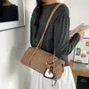 Bolsa Personalizada Estilo Coreano para Mujer Boston Pequeña Nicho Nuevo de Moda Bolso de Axila 2026 Lujo Ligero Hombro de Mano Simple Invierno