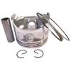 Conjunto de Pistón de 168F-190F Juego de Cuatro Piezas Anillo de Pistón Pin de Pistón Anillo de Retención Motor de Gasolina Piezas Consumibles para Generador Bomba de Agua
