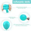 Set de Globos Amazon Transfronterizo Color Sólido Cadena de Globos Fiesta de Cumpleaños Boda Decoración Paquete de Globos Mayoreo