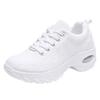 Zapatos Casuales Blancos de Mujer de Gran Tamaño con Suela Gruesa Transfronterizos Malla Transpirable Amortiguación Zapatos de Viaje Tenis para Bailar y Correr Primavera Verano
