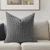 Nueva Funda de Cojín de Pana con Cuerda 3D Transfronteriza para Respaldo para Uso en el Hogar en Sala de Estar, Dormitorio y Cojín de Cabecera, Sin Relleno