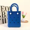 Bolso de Mano Transfronterizo Eva Bolso con Agujeros Modelo Caliente 2025 Ligero Impermeable Dibujos Animados Bolso de Playa para Mujer Almacenamiento Portátil