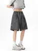Pantalones Cortos Deportivos Casuales de Estilo Americano de Secado Rápido para Hombre, Pantalones Finos de Verano de Cinco Puntos de Longitud Media, Pantalones Juveniles de Moda de Corte Holgado de Media Longitud