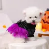 Petcircle Ropa para Mascotas Primavera y Otoño Perro Pequeño Cachorro Atuendo Festivo Falda Tutú en Stock Vestido de Novia Pequeña Bruja