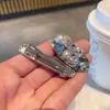 Clip de Pico de Pato con Perlas y Pedrería Estilo Dulce y Fresco para Niña Pinza de Moda de Alta Gama Clip para Flequillo Clip Lateral Accesorio para el Cabello