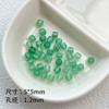Montaña Verde Primavera Piedra Natural Punto Verde Aventurina Verde Cuentas Sueltas Separador Pulsera DIY Hecha a Mano Collar Accesorios Material