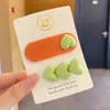 Pinza de Nube para Niña Estilo Coreano Simple de Tela Lunares Pinza BB para Parte Trasera de la Cabeza o Flequillo