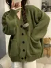 Desejo Suéter de Tricô Estilo Coreano Feminino AliExpress Primavera e Outono Pequeno Estilo Xiang Feng Sensação Preguiçosa Cardigan de Malha Versátil Solto