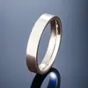 Anel de Aço Titânio Europeu e Americano Transfronteiriço Masculino 6mm Liso Brilhante Anel Simples Anel de Casal Joias Atacado