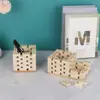 Portalápices Creativo de Bloques de Construcción Caja para Tarjetas de Presentación Bloques de Construcción Divertidos para Niños Rompecabezas de Ensamblaje Portalápices Tubo de Almacenamiento y Organización para Escritorio Venta al por Mayor