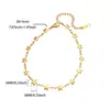 Exquisito Pulsera y Tobillera de Cruz y Corazón, Mismo Estilo, Diseño de Nicho, Acero de Titanio a la Moda, No se Desvanece, Joyería Versátil al por Mayor