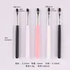 Atacado Haste Curta Única Cabeça Redonda Cabeça Inclinada Caneta de Fototerapia para Nail Art Ferramenta de Fototerapia para Iniciantes Pincel Caneta de Fototerapia com Cabeça Inclinada Francesa