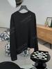 Yuran 26 Estilo Novo de Início de Primavera Gola Alta de Lã Fina e Algodão Lavagem com Enzimas de Ar Camisa Relaxada Solta com Ombros Caídos e Manga Longa