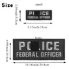 Velcro Transfronterizo Grande Personal de Seguridad Inglés Parche de Tela Bordado Insignia Decorativa Trasera Parche Transfronterizo