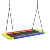 Balanço de Árvore Infantil Mais Vendido para Exterior, Balanço Quadrado Colorido Ninho de Pássaro, Balanço para Poste de Árvore de Exterior, Balanço de Jardim à Prova d'Água